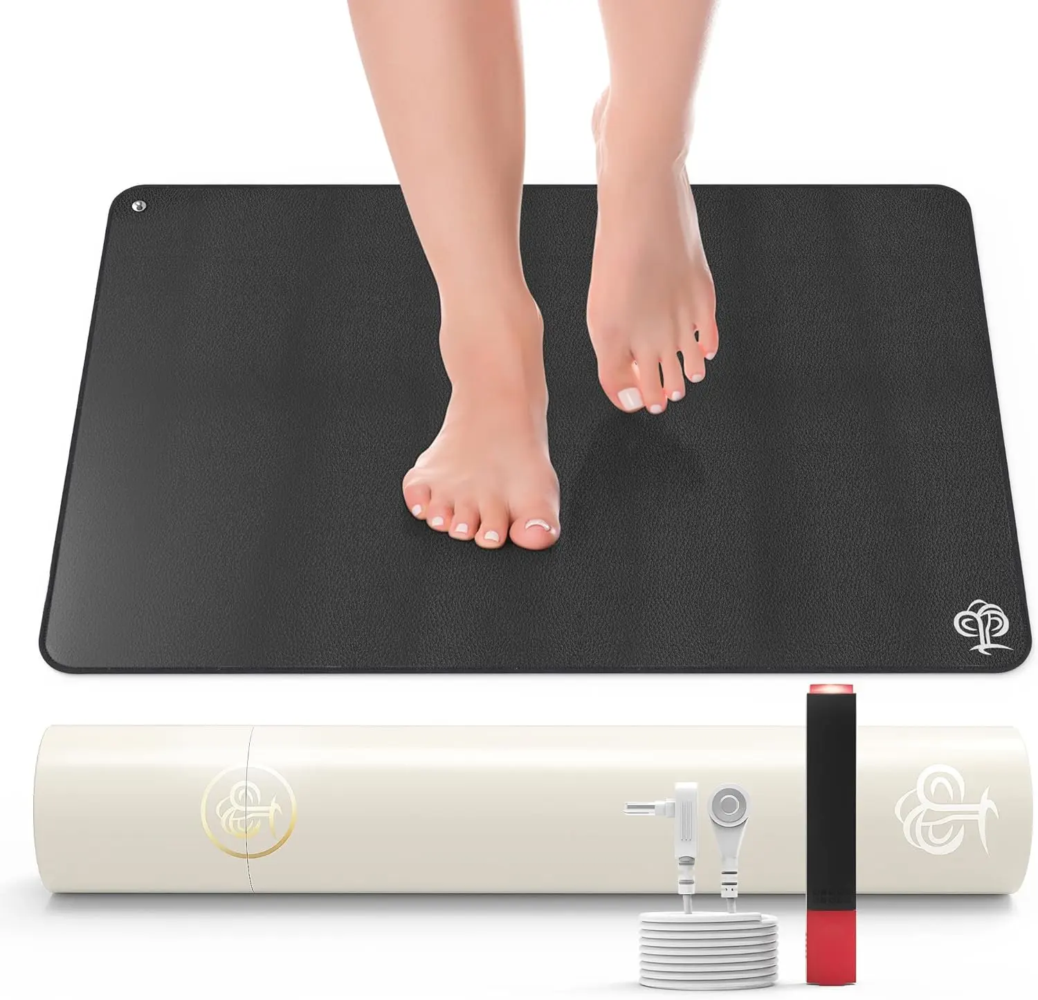 Earthing Grounding Mat for Feet | Grounding Pad with 15ft Cord for Home & Office RBFSAH