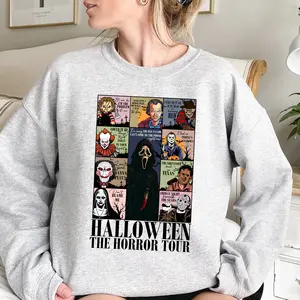 VER2 Leatherfac3 The Horror Tour Halloween Tshirts, Horror Halloween 2025 Sweatshirt/Hoodie Gifts for Friends