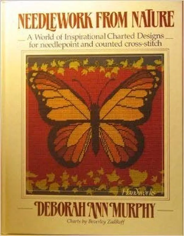 USED Book - Needlework from Nature: A World of Inspirational Charted Designs for Needlepoint and Counted Cross-Stitch by Deborah Ann Murphy (Hardcover) - english