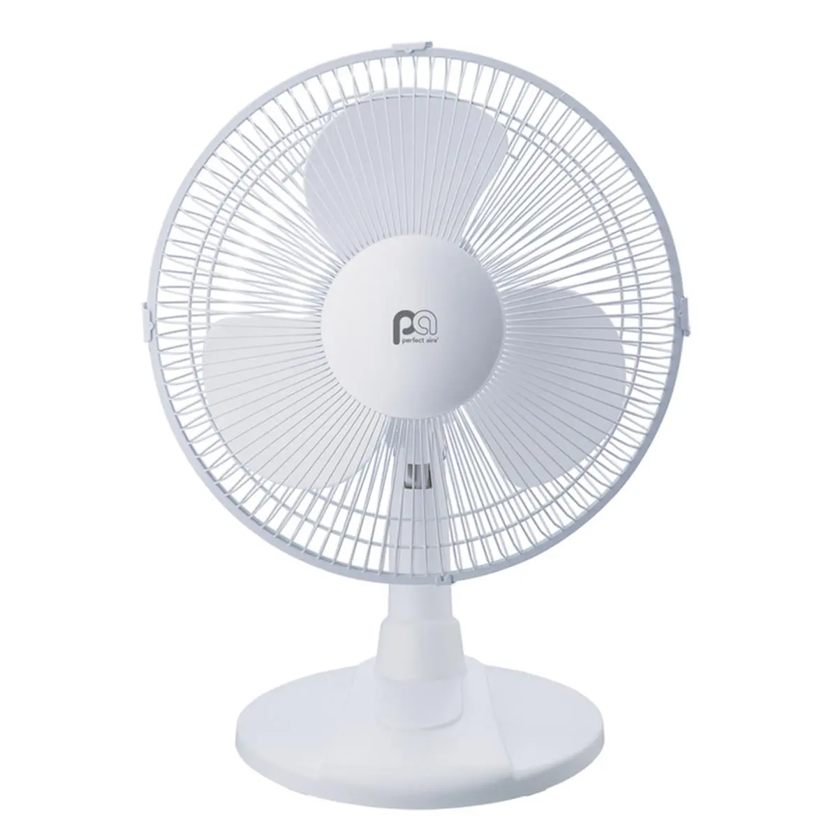 PerfectAire Corded Compact 3-Speed Oscillating Table Fan - 18.5" Tall, 18x12 in Dimensions, Remote-Free (Model 6023359), 3-Speed Fan