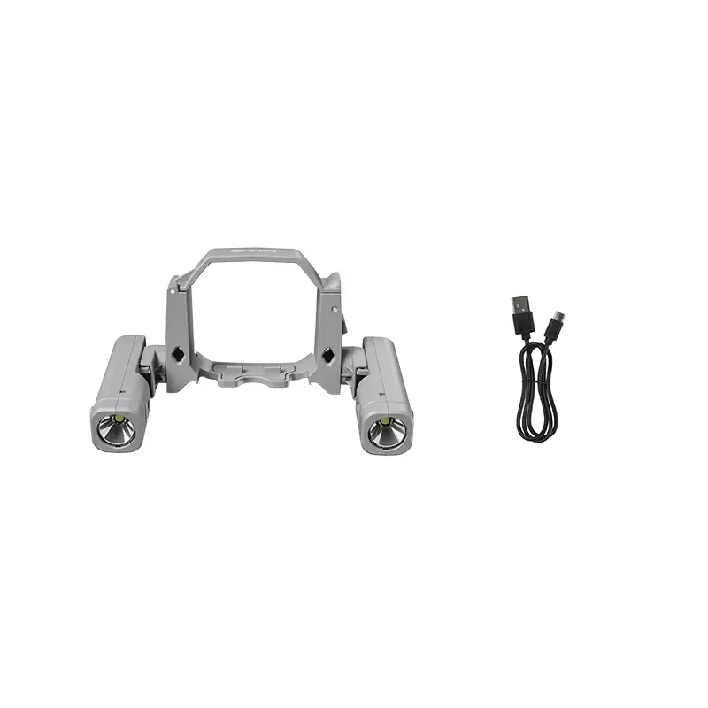 Rechargeable Searchlight for DJI Mini 4/5 Pro Drone Accessory Searchlight LED Night Flight Signal Light Flashlight Dual Light