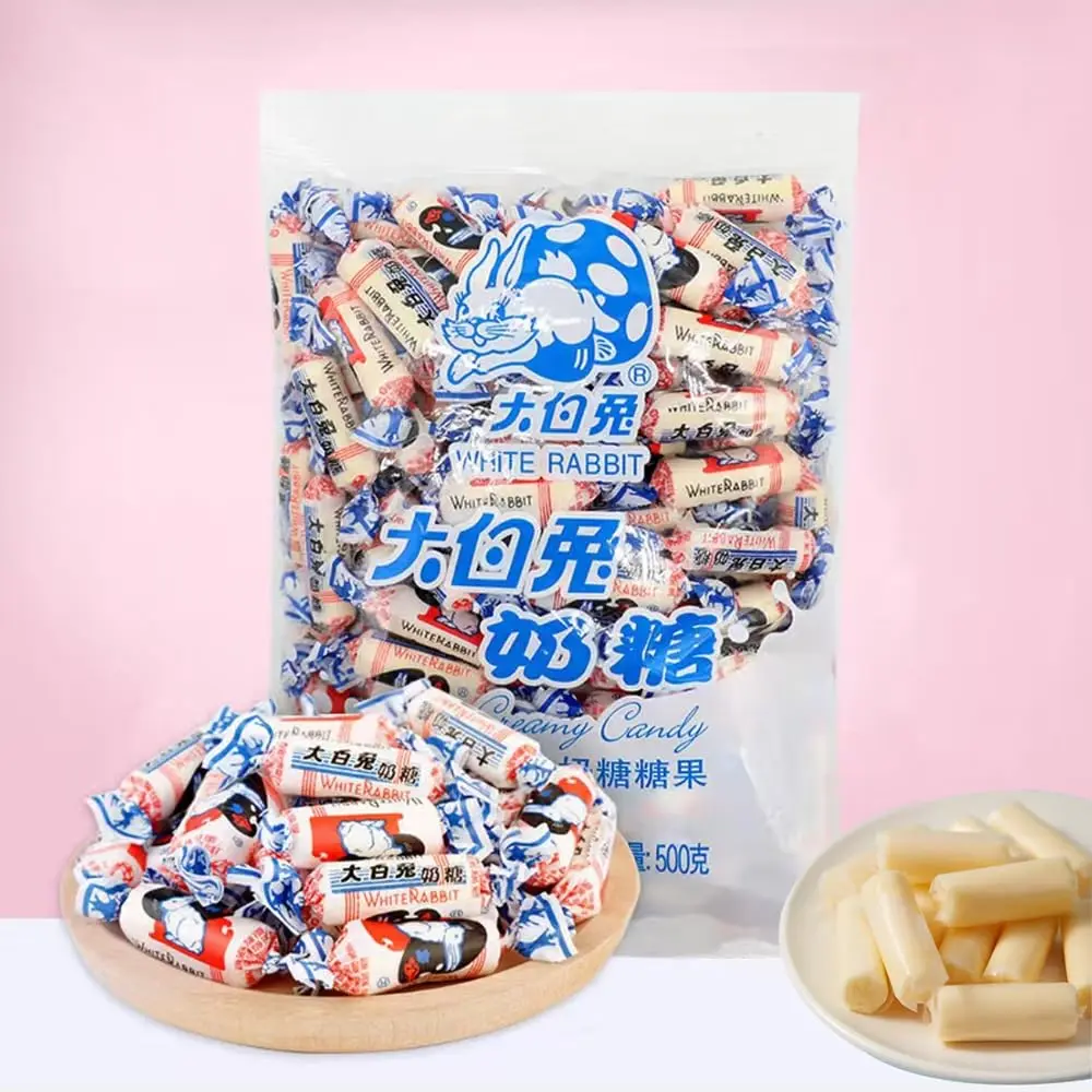 White Rabbit Candy,White Rabbit,Chinese Candy,500 Gram,About 90 pieces ...