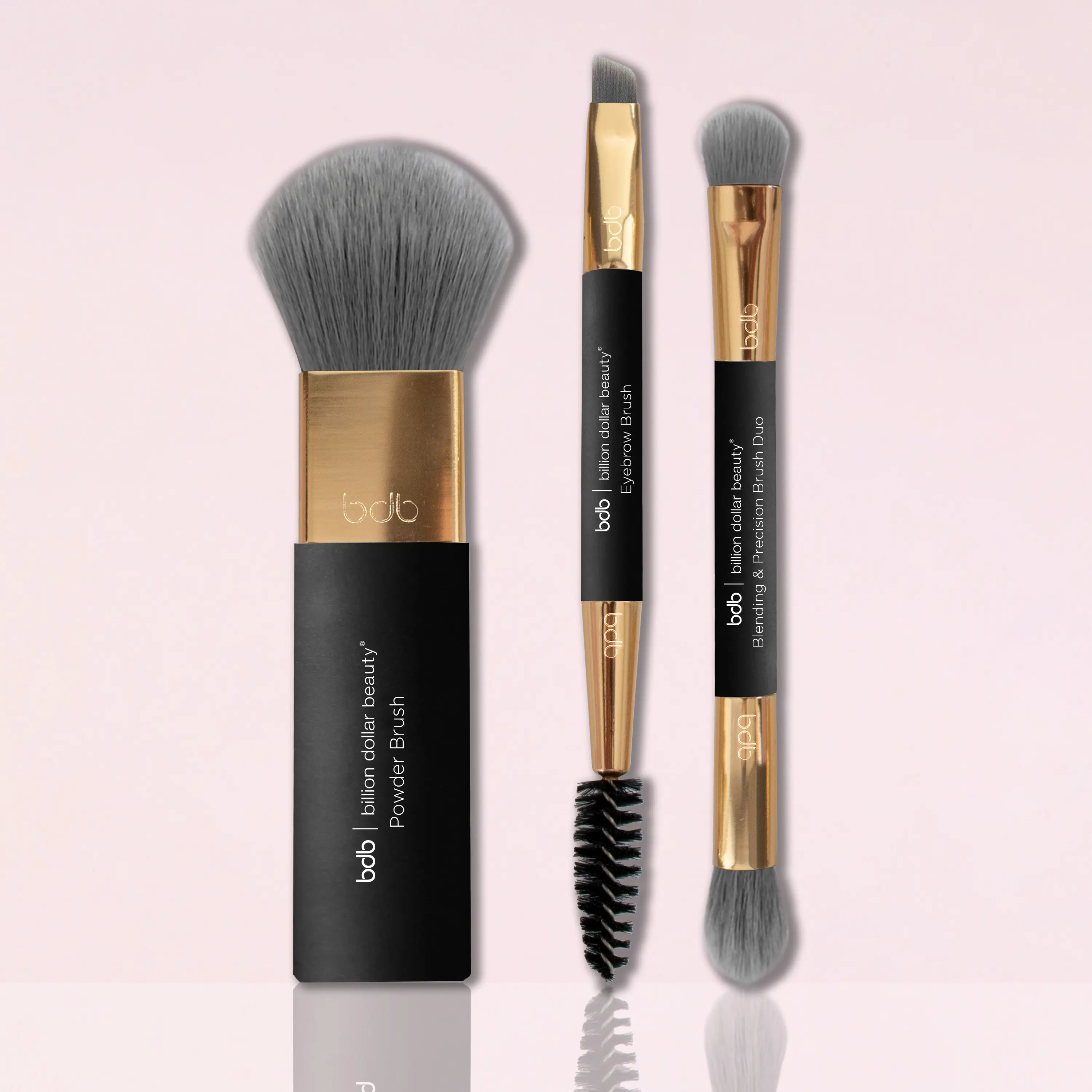 Magnetic Brush Set - 3 Piece Set for Eyes, Face and Brows Kit Makeup Magnetic Brush Set - 3 Piece Set for Eyes, Face and Brows Kit Makeup