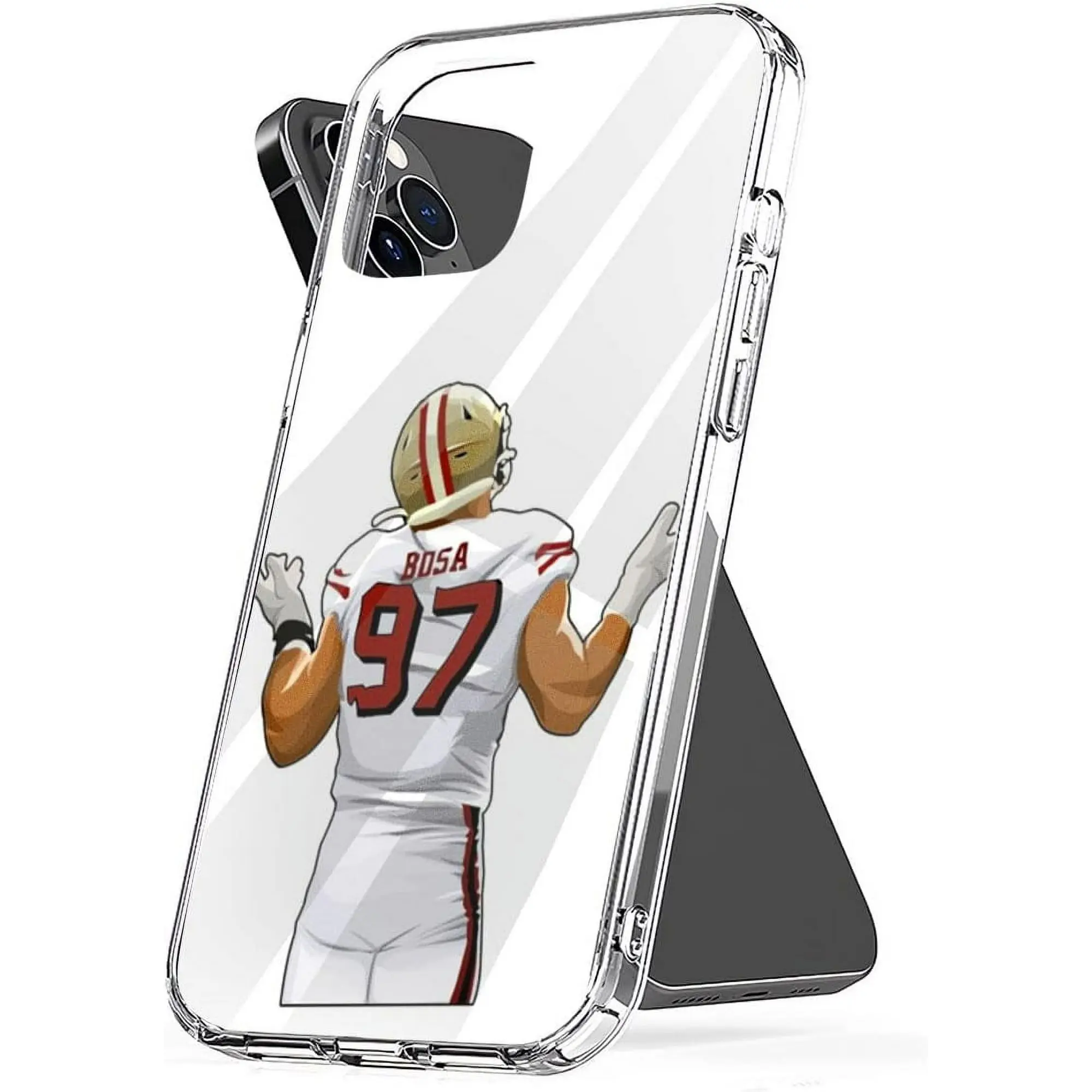 Phone Case Nick Cover Bosa Shockproof After Accessories Sacking TPU Transparent Compatible with iPhone SE 7 8 X XR 11 12 13 14 15 16 Plus Mini Pro Max Samsung Galaxy Note S9 S10 S20 S21 Ultra Plus Protective Casing