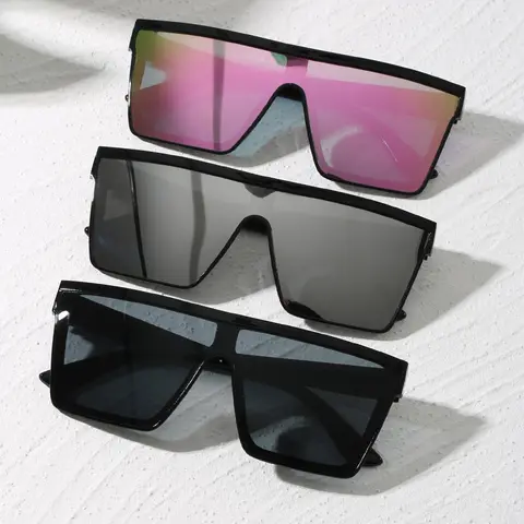 Unisex Vintage Trendy Glasses, Retro Outdoor Summer Sports Sunglasses, Outdoor Windproof Sports Eyewear, Fashionable Glasses for Men & Women for Everyday Use, Lightweight Sport Shades, Sporty Eyewear