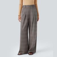 Brown Houndstooth Plaid