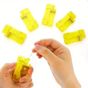 Automatic Needle Threader Quick Needle Threader Tool Self-Thread Guide Sewing Needle Device for DIY Sewing Accessories