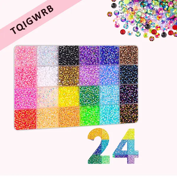 Summervibes Resin Jelly Rhinestones for Crafting Multicolor  Flatback Gems with  Gifted Tools Shimmer Bedazzler Kit for DIY Decor Clothing Tumblers Shoes Nails