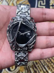 Men's Luxury Analog Quartz Watch, Alloy Case, Calendar Display, Fashion Casual Street Style, Perfect Gift, Daily Wear, College Student