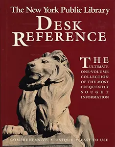 USED-New York Public Library Desk Reference by Vartan Gregorian (Hardcover)