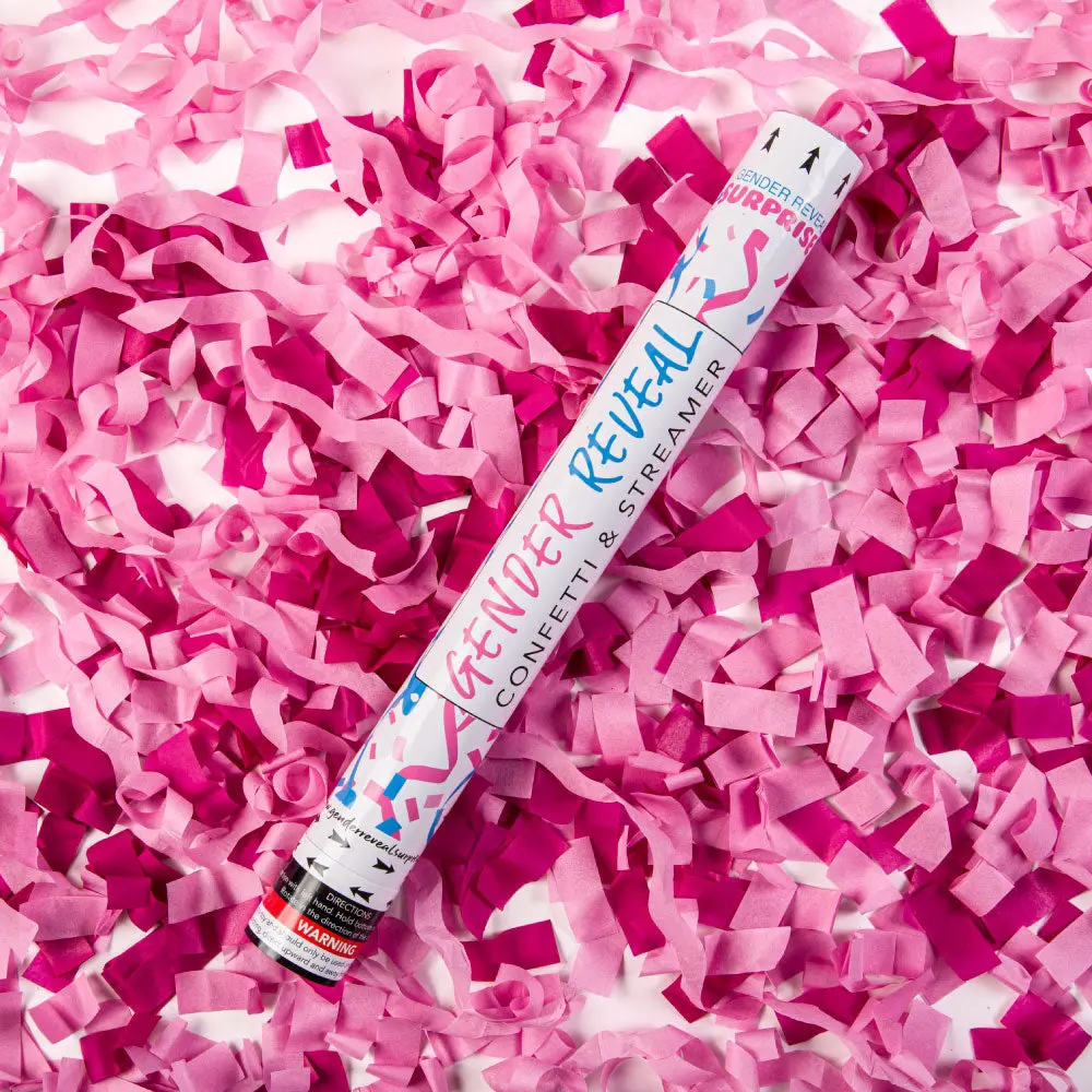 18" Biodegradable Paper Confetti & Streamer Cannon, Festive Party Decoration Spray, Home Celebration & Exit Use Party Supply, Sprays
