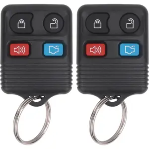Vurkcy Keyless Entry Remote Key Fob Compatible with Ford Escape Explorer Expedition Focus Fusion Mustang Taurus, Lincoln, Mercury, Mazda, Replacement for CWTWB1U345, 4 Button (Pack of 2)
