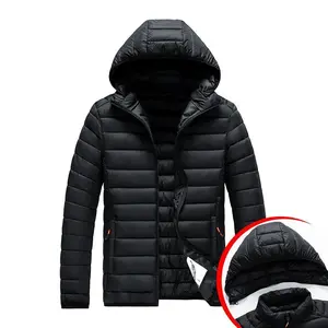 New autumn and winter clothing solid color thick warm hooded cotton jacket suitable for both men and womenRAIMENTRY