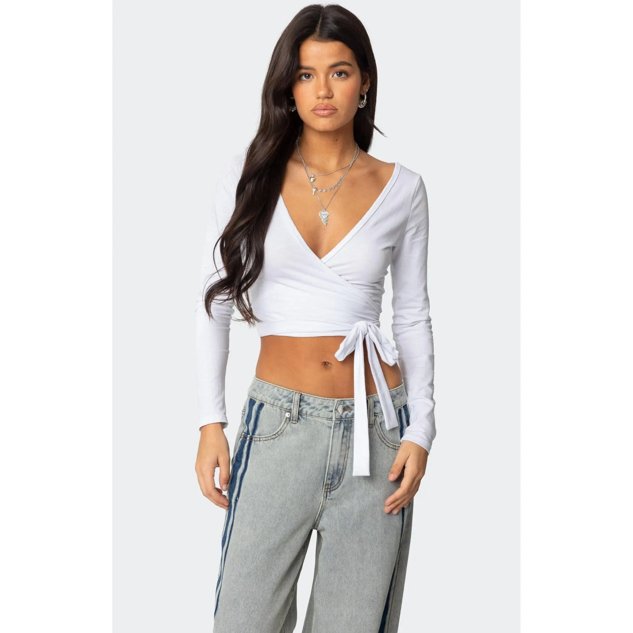 Edikted Women's Aila Wrap Top Edikted Women's Aila Wrap Top