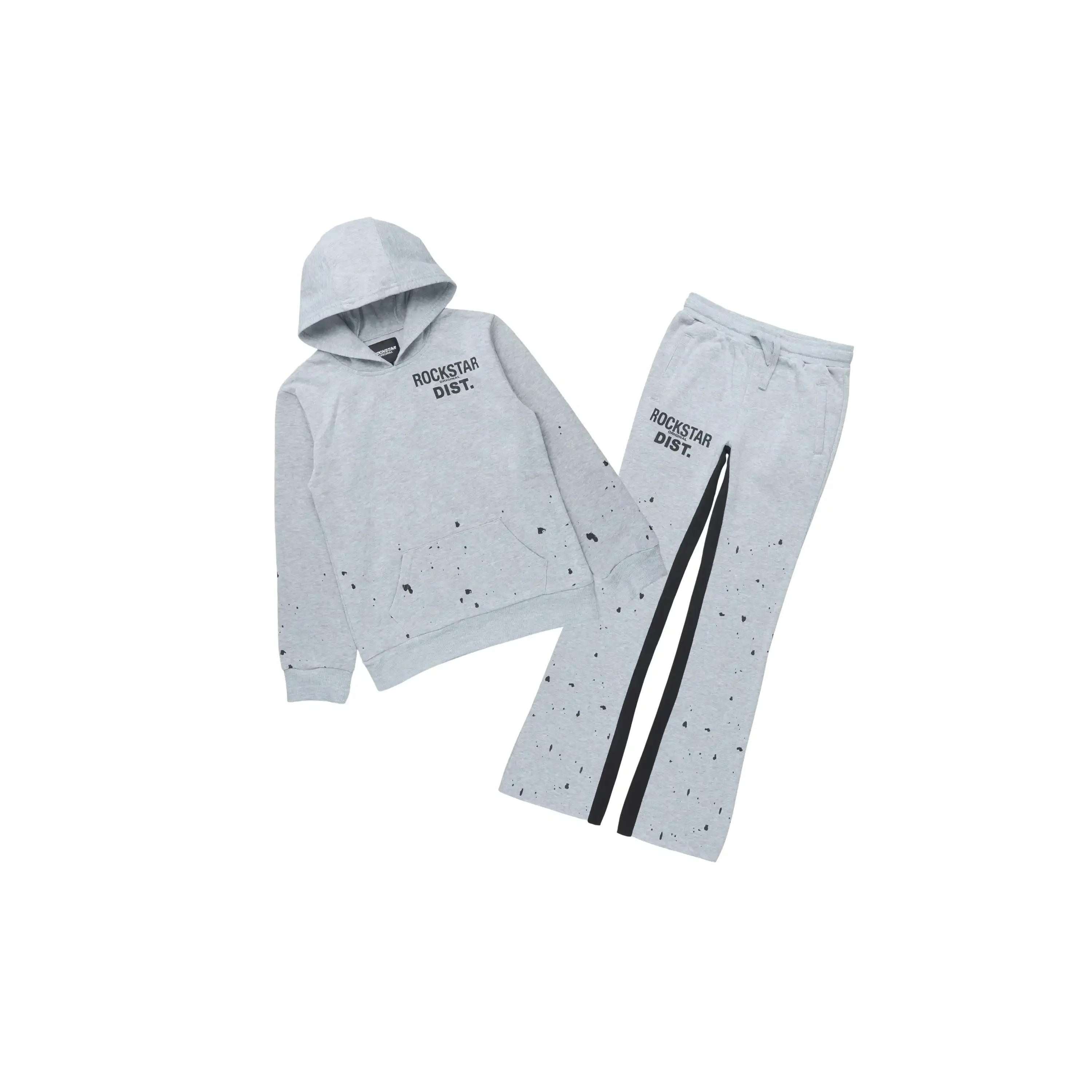 Boys Raffer Grey/Black Stacked Flare Track Set