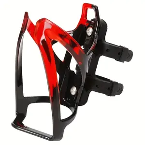 Universal Bike Water Bottle Cage With No-Drill Mounting Base. Fits Any Bike Frame - No Bolts Required. Lightweight & Durable Holder For MTB, Road, Gravel, Easy Install Anywhere