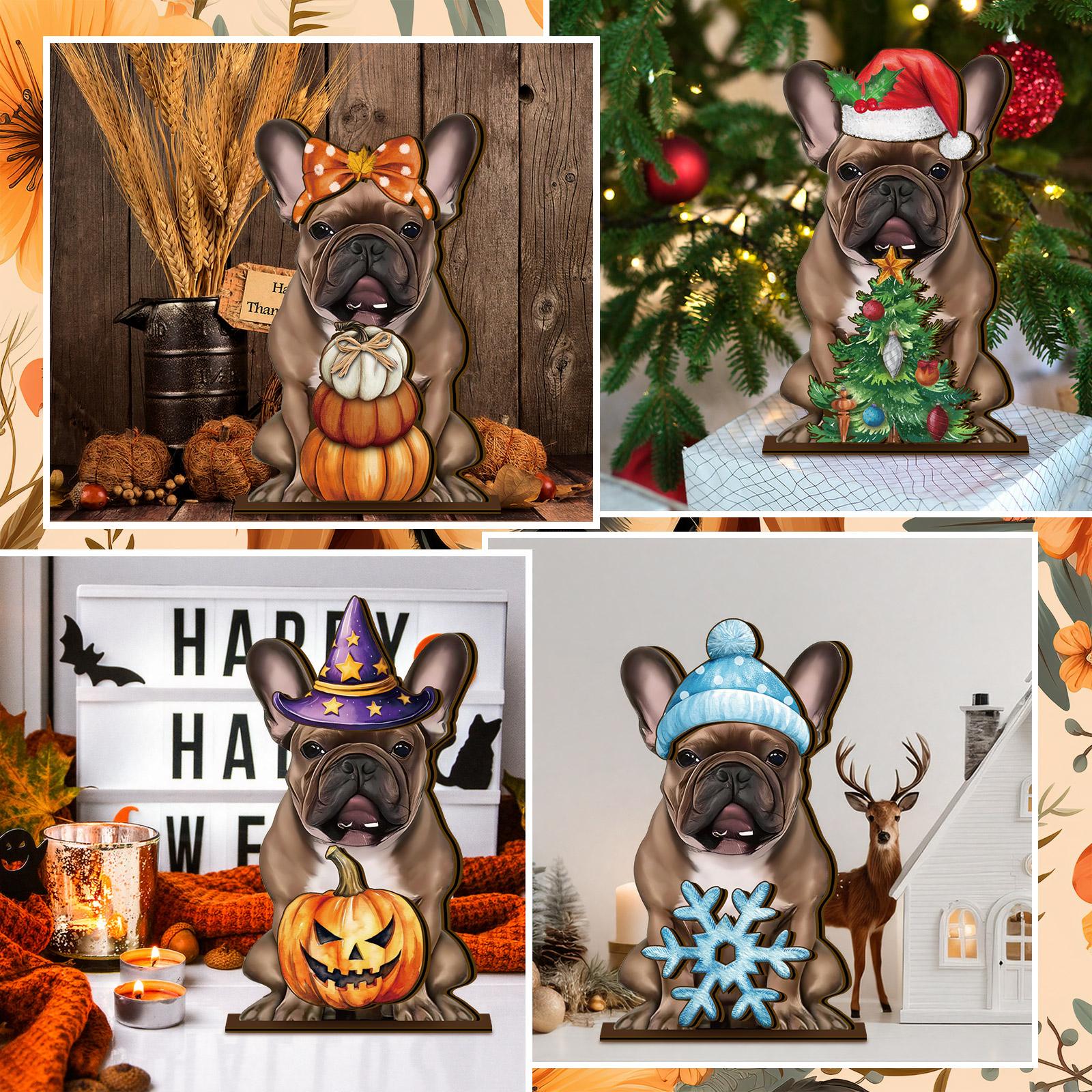 Cute Animals Sign Gift Cat Wooden Sign Desk Decor Golden Retriever Cat Labrador Dachshund Highland Cow Interchangeable Ornaments with Magnet Detachable Hats for Summer Holiday Seasonal Birthday Party, Gift for Pet Owning Families and Animal Lovers Cute Animals Sign Gift Cat Wooden Sign Desk Decor Golden Retriever Cat Labrador Dachshund Highland Cow Interchangeable Ornaments with Magnet Detachable Hats for Summer Holiday Seasonal Birthday Party, Gift for Pet Owning Families and Animal Lovers