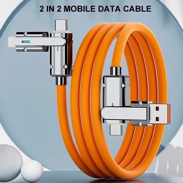 66W PD Fast Charging Type C to Type C Cable for Mobile Electronic Devices