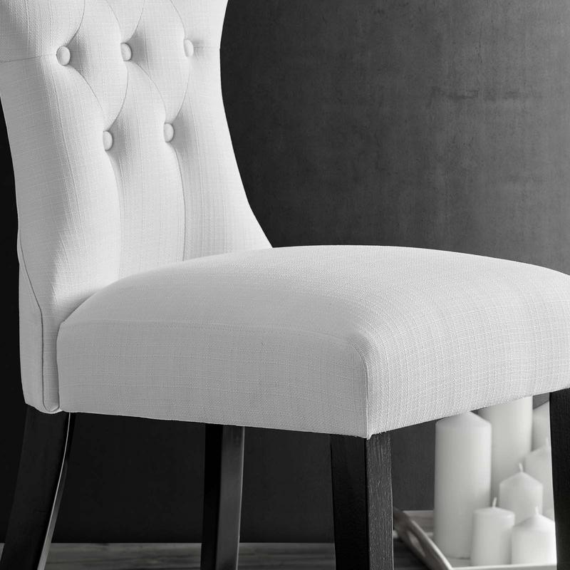 Modway Silhouette Dining Side Chair in White