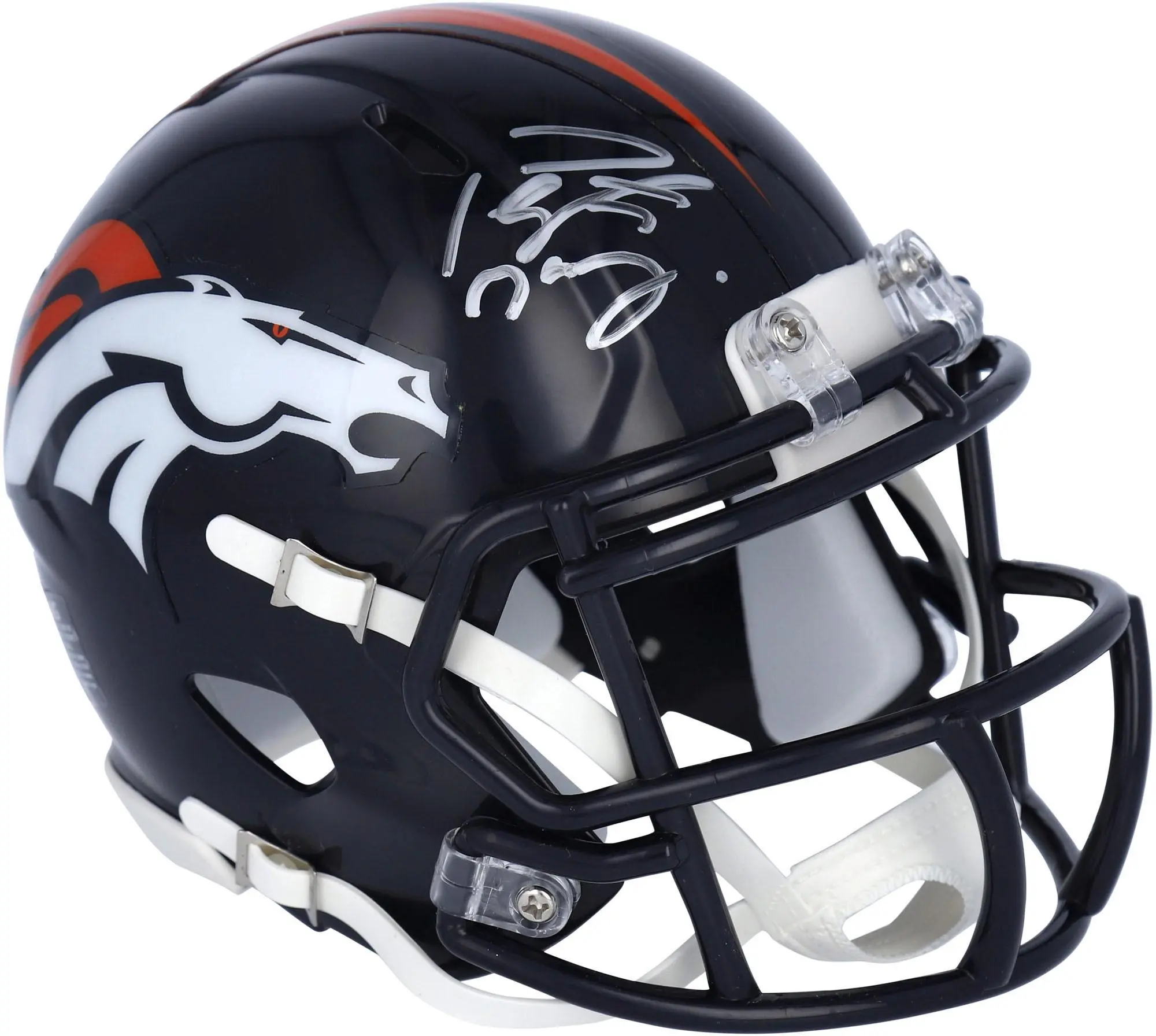 Peyton Manning Denver Broncos Autographed Riddell Speed Mini Helmet - Fanatics Authentic Certified
