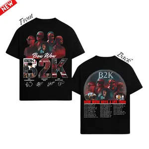 B2K Bow Wow Boys 4 Life Tour 2026 T-Shirt, Vintage Y2K R&B Hip Hop Concert Graphic Tee, Music Fan Apparel Unisex