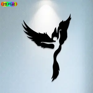 1pc Angel Metal Wall Art, Graceful Angel Statue Mural, Ideal Gift for Christmas, Easter, Angel Decor Enthusiasts, Rust-Resistant Metal Wall Decor Wall Sculptures, Perfect for Indoor Wall & Garden Fence Angel Enthusiasts