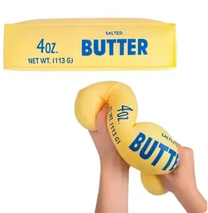 2026 New ultra-soft, slow-rebound butter stick stress-relieving squeeze toy – a stress-relieving toy that mimics real food models, unique and fun.