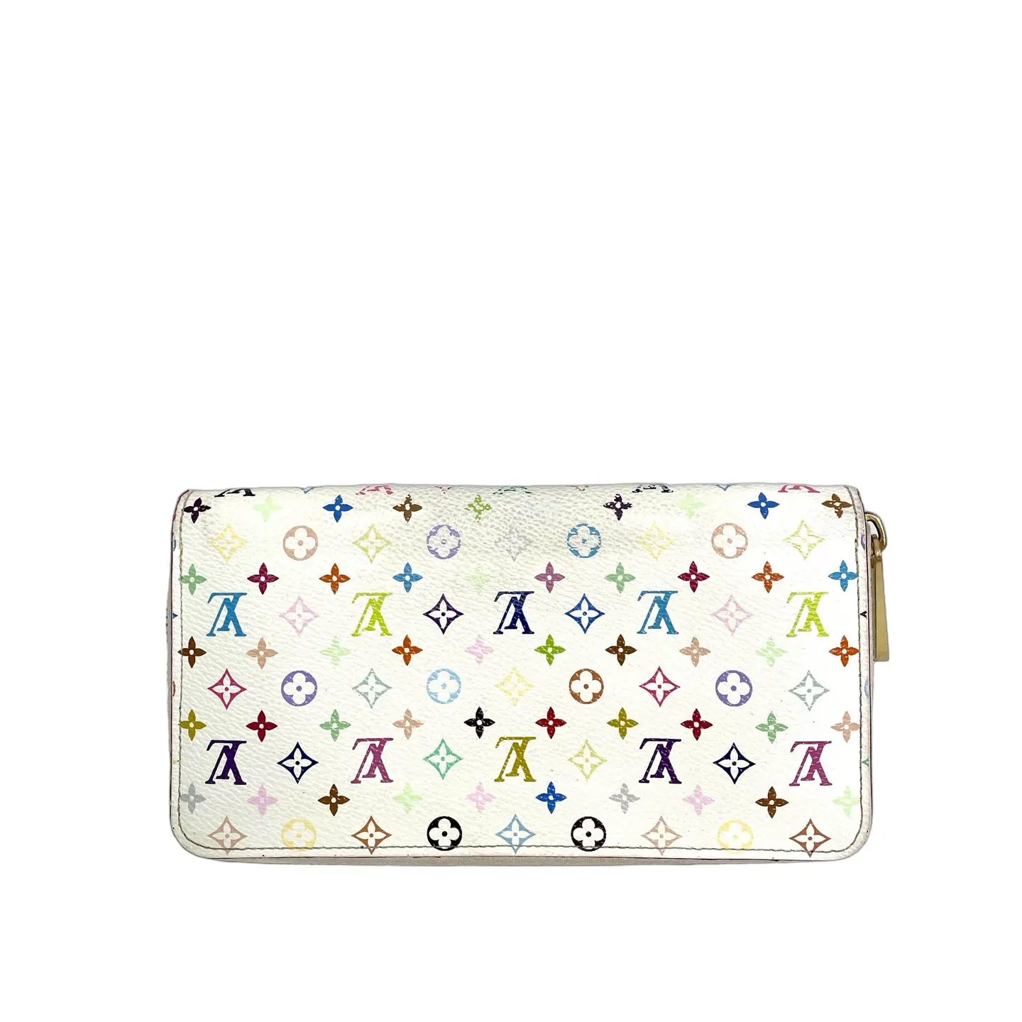 Pre-owned canvas wallet Louis Vuitton White