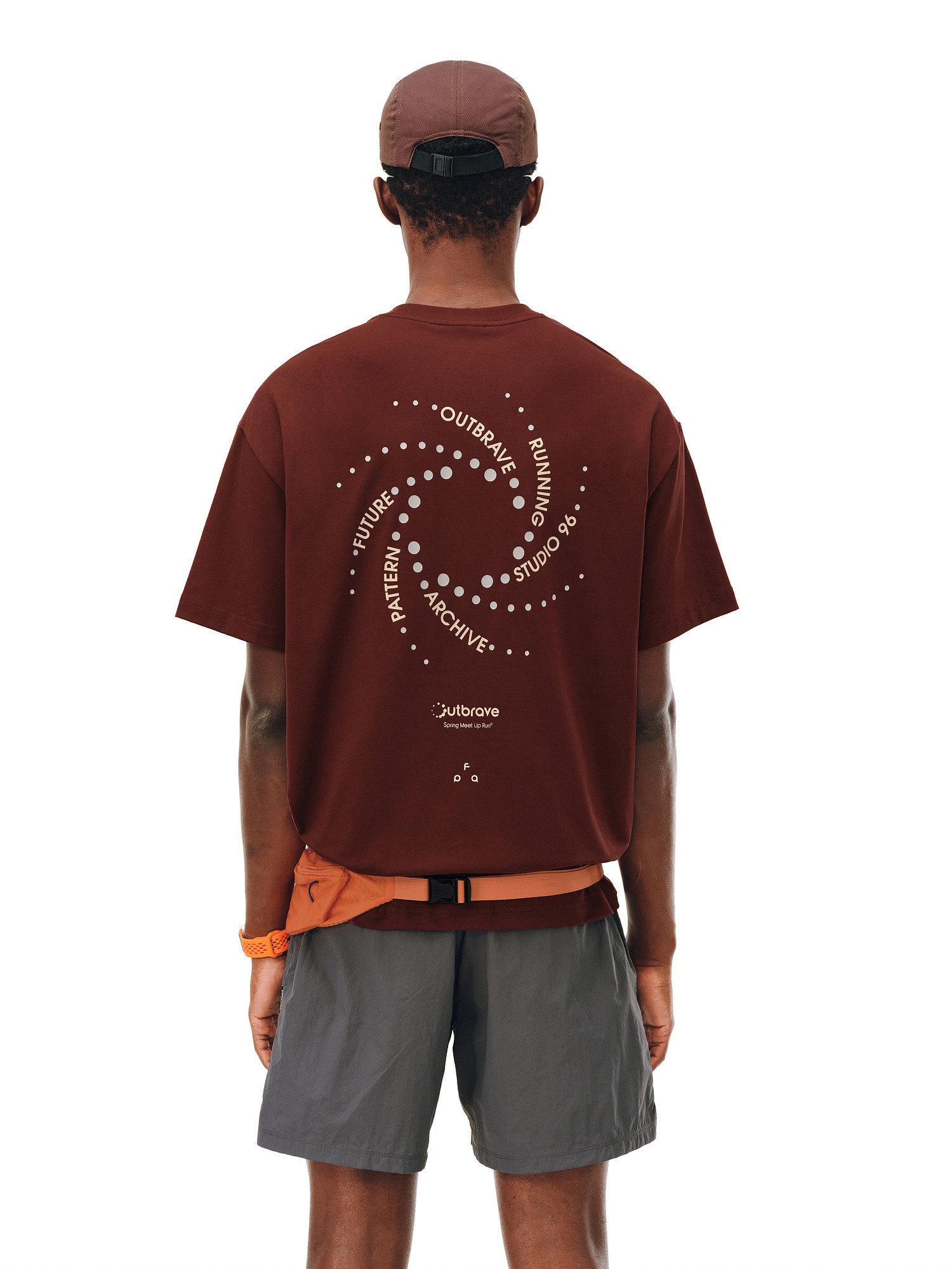 FPA Men’s Polka Dot Slogan Sports T-Shirt – Quick Dry, Crew Neck, Summer Outdoor Casual Tee