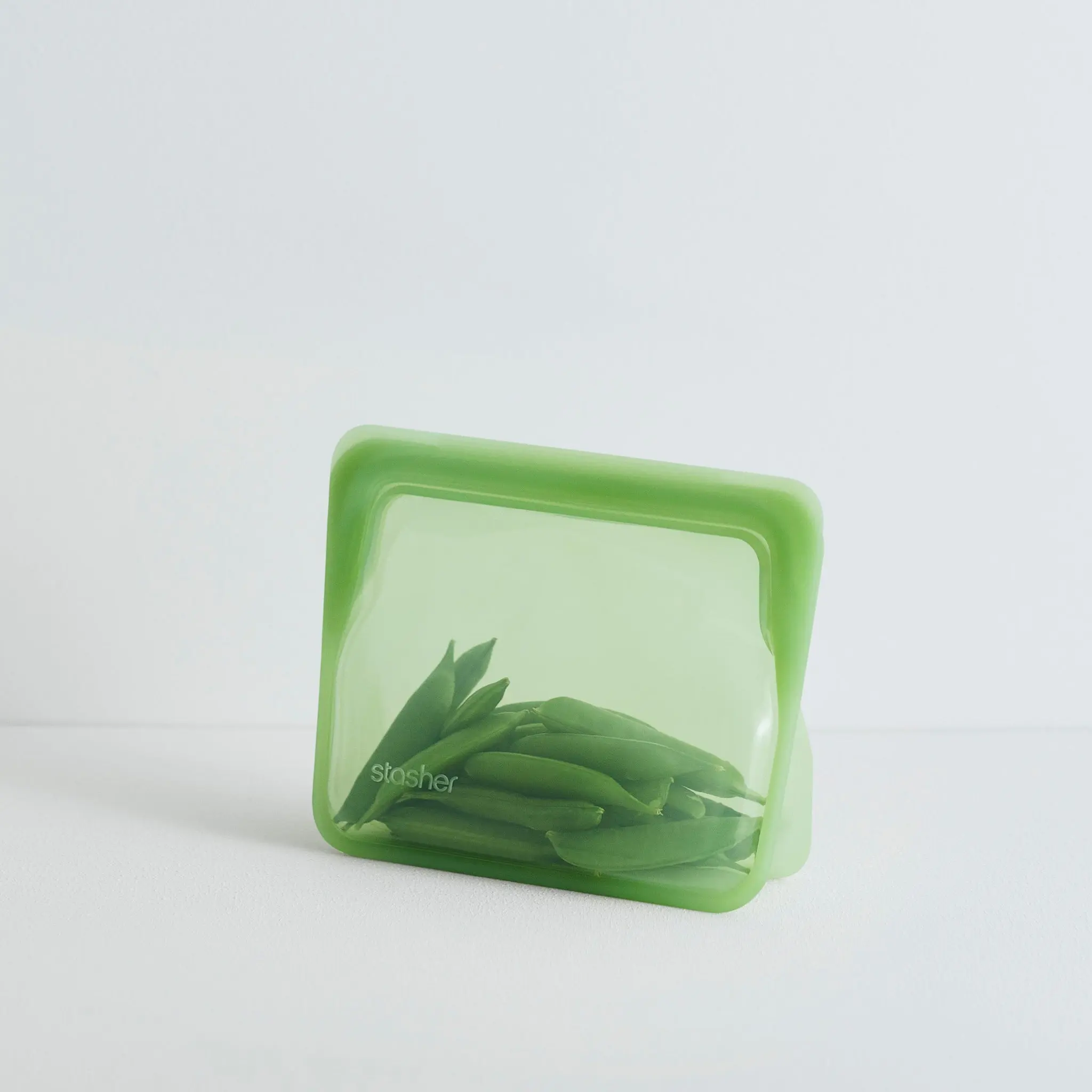 Stand-Up Mini Bag - Reusable Silicone Food Container for Kitchen Storage & Oven Safe - Portable Snack Container with Leak-Free Pinch-Loc® Seal - 28 fl oz Capacity