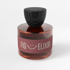 Snack House Fig Elixir Eau de Parfum 100ml Sweet Juicy Perfume with Green Fruity Woody Notes Vegan Cruelty Free Long-lasting Skin-close Wear