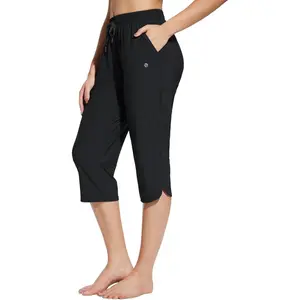 baleaf Women's Swim Capris Pants 18" Quick Dry Modest Swimsuits UPF 50+ Bathing Suit Bottoms Beach Pants with Pockets [PC:bfs015]