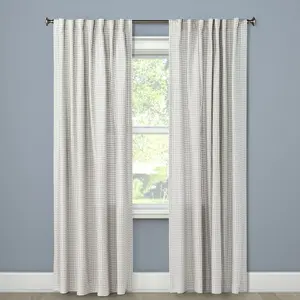 1pc 54"x84" Light Filtering Honeycomb Curtain Panel Gray - Threshold 1pc 54"x84" Light Filtering Honeycomb Curtain Panel Gray - Threshold