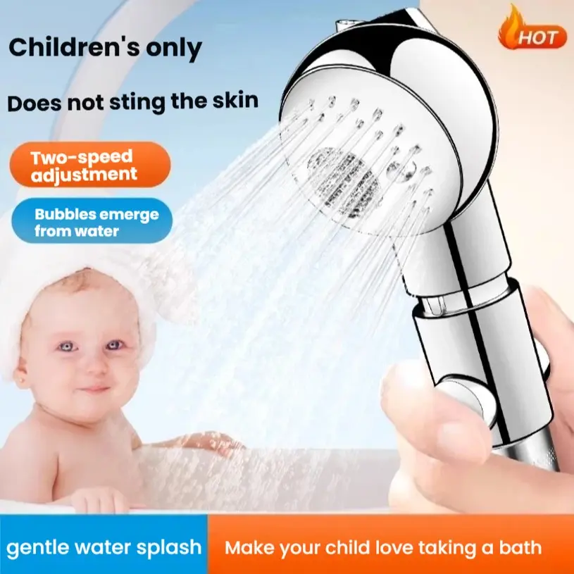 Children's Baby Infant Bath Shower Head, Spray Nozzle, Tub-Specific, Household Shampoo Attachment, Rain Shower Head, Showerheads