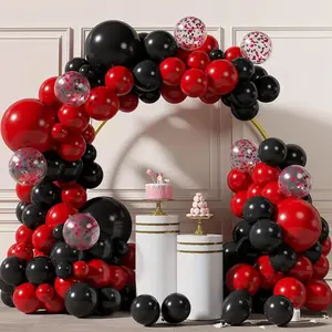 Balloon Garland Arch Kit, 1 Set Mixed Color Exquisite  Balloon Set, Latex Balloon for Birthday Party Wedding Proposal Engagement Anniversary Decoration