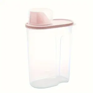 Sealed Pet Food Storage Container with Measuring Cup, Durable PP Material, Keeps Dog and Cat Food Fresh and Dry, with Lid