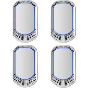 Air Purifier for  4-Pack Plug-in Negative Air Ionizer   Pet Odors from Litter Box, Kitchen, Bathroom Ozone-Free, Filterless, -Quiet Portable Design
