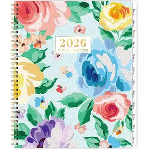 2026 Monthly Planner - 2026 Calendar, Jan. 2026 to Dec. 2026, 9'' x 11'', 12 Months Planner 2026, Monthly Tabs, Notes Pages,  Pocket