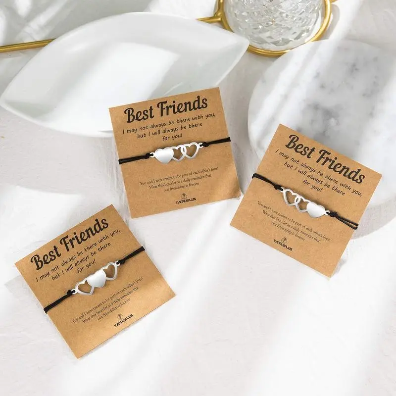 2/3/4/5/6 Pcs Best Friend Bracelets Bff Matching Heart Bracelet Best Friend Friendship GiftsGift 2/3/4/5/6 Pcs Best Friend Bracelets Bff Matching Heart Bracelet Best Friend Friendship GiftsGift