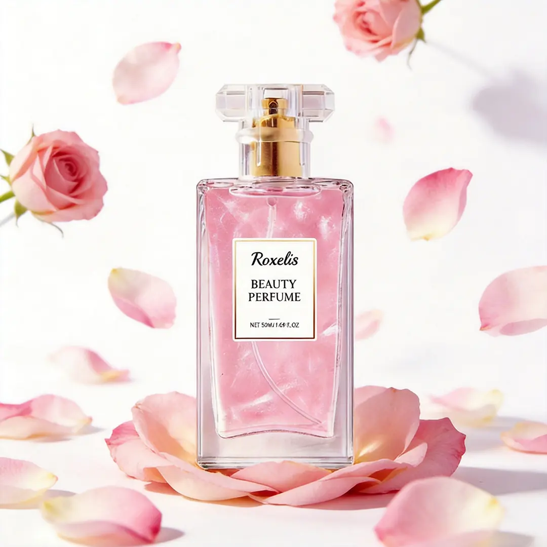 Women's 50ml Flower-Infused Delicate Floral Perfume - Aroma Scented Floral, Gentle Long-Lasting Fragrance, Signature Scent for Date Night & Daily Use, Flower-Infused Women's Fragrance, Gentle Women's Fragrance