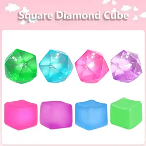 TTZZ Gel - Infused Stress Relief Fidget Cube: A Must - Have Sensory Toy for Adults & Kids | Soothe Anxiety Anywhere, Anytime