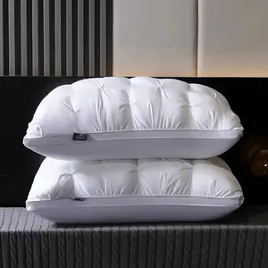 Luxurious 5-Star Hotel Quality Pillow 990g 20x30 Inches Deep Sleep Neck Support Non-Collapse High Pillow Core For All Seasons