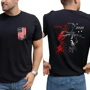 Yankee 250 America 1776 To 2026 Patriotic T Shirt, Graphic T Shirt, Independence Day, 4th Of July Shirt, Unisex Short Sleeve Tee, Casual Clothing Crewneck Tee