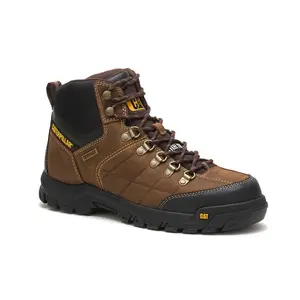 Men's Threshold Waterproof Steel Toe Boot - Closed Footwear, Ideal for Outdoor Activities, Versatile Design