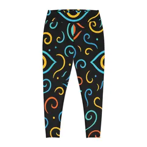 Cosmic Energy Collection Plus Size Leggings .