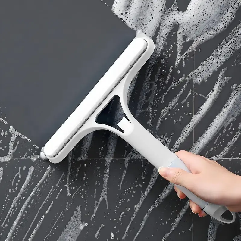 Three-In-One Glass Cleaner Scraper Wiper Spray Combo, Efficient Cleaning Tool for Home Windows Mirrors Car Windshield, Car Cleaning Supplies