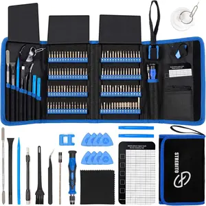 Electronics Screwdriver Sets 142-Piece with 120 Bits Repair Tool Kit for iPhone, MacBook, Computer, Laptop, PC, Tablet, PS4, Xbox,, Game Console