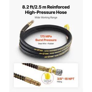 VEVOR Electric Driven Hydraulic Pump, 750W 10, 000 PSI, 120V Double Acting Hydraulic Pump Power Pack Unit, Solenoid Valve with Pedal Switch, 2.1 Gal/ 8L, for Punching, Bending, Double Acting Cylinders