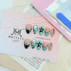 .DP.6865.High-quality handmade wearable nails