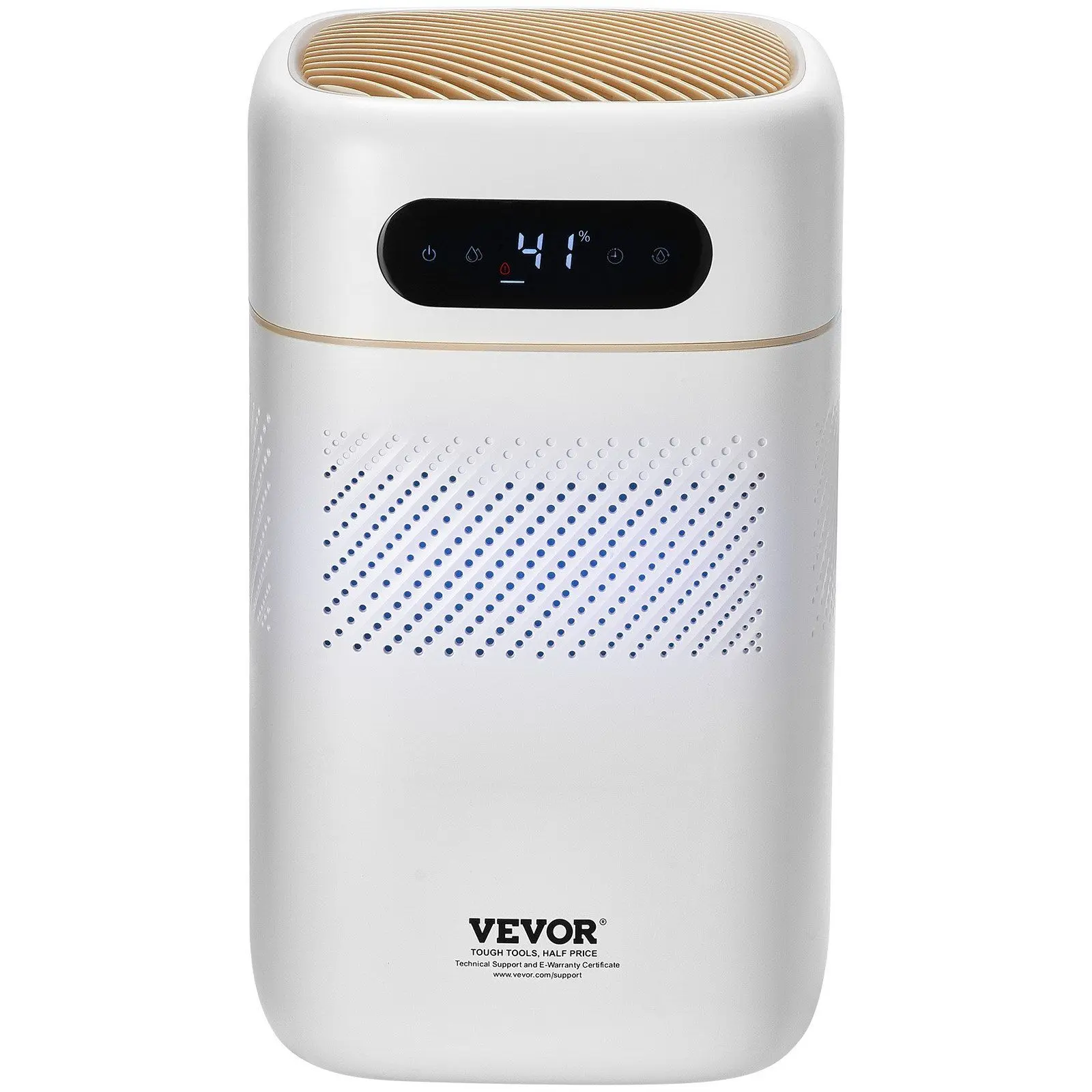 VEVOR 5L(1.32G) Top-Fill Automatic Evaporative Humidifier, 538.2 sqft Coverage, for Bedroom, Living Room, Dry Skin Relief